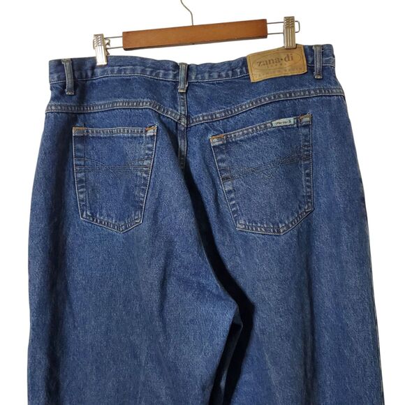 VTG Zana-Di High Waist Mom Jeans 18 Straight Leg Medium Wash Zip Fly Womens - Picture 5 of 8